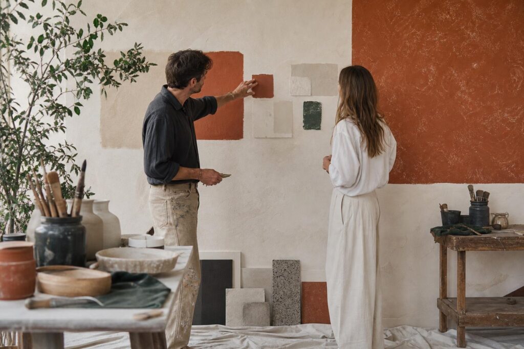 Choisir son artisan peintre : 7 vérifications avant de signer. Photographie éditoriale de pizza artisanale.
