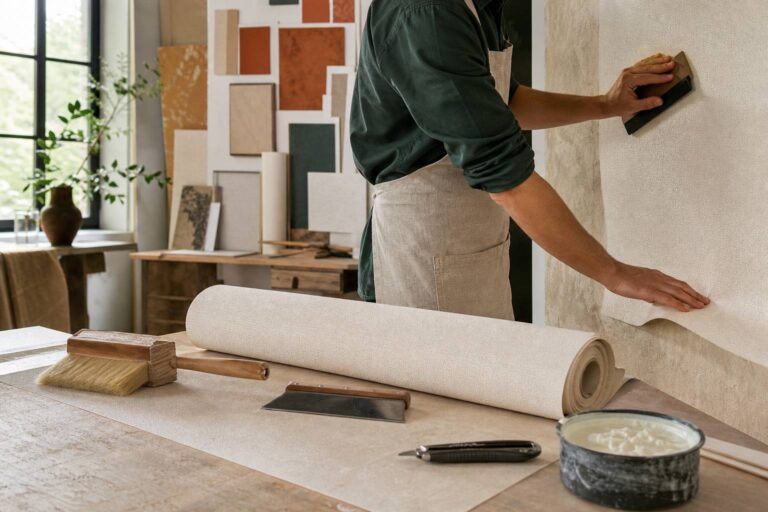 Papier peint intissé : pose, avantages et prix au m²