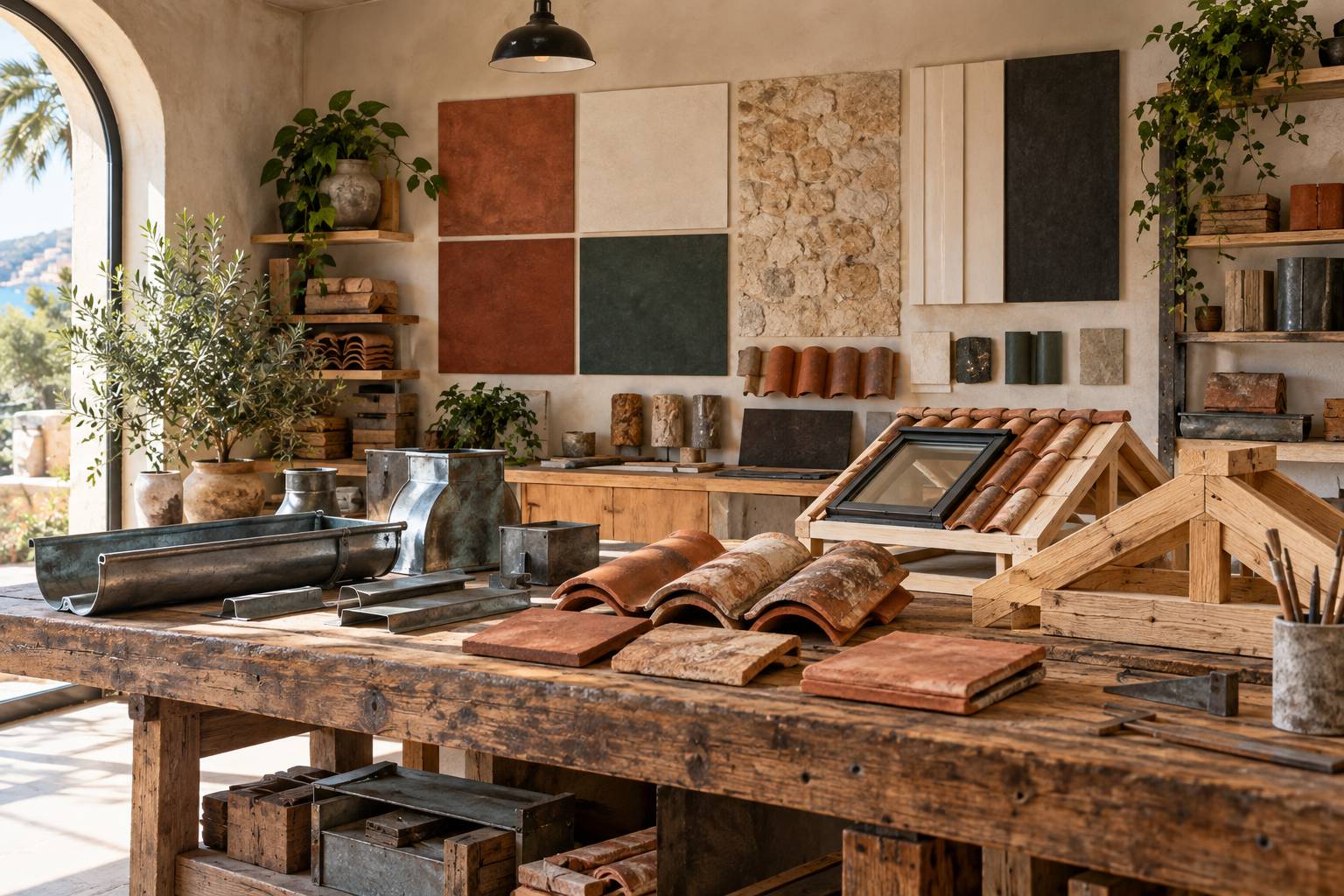 Illustration éditoriale du sujet : Artisan couvreur à Cannes : un artisan local, avis et prestations