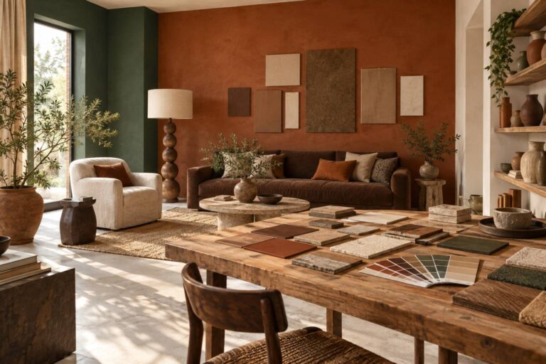 Couleur marron en déco : associations et pièces idéales