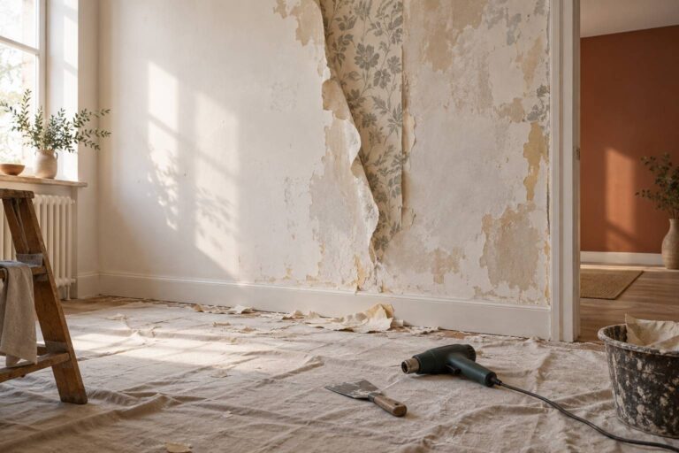 Combien coûte la dépose de l&rsquo;ancien papier peint